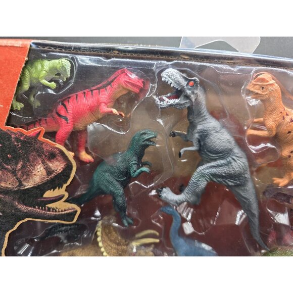 Animal Planet Valley Of Dinos Prehistoric Adventure Playset 14-Piece Plastic Fig - Picture 2 of 9